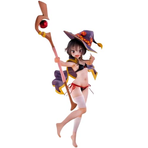 IQITOYS Megumin Actionfigur, Megumin Anime-Figur, 23,5 cm, stehendes Modell, Statue, Desktop-Dekoration, PVC-Material, Geschenk für Fans und Freunde IQITOYS Megumin Actionfigur, Megumin Anime-Figur, 23,5 cm, stehendes Modell, Statue, Desktop-Dekoration, PVC-Material, Geschenk für Fans und Freunde von IQITOYS