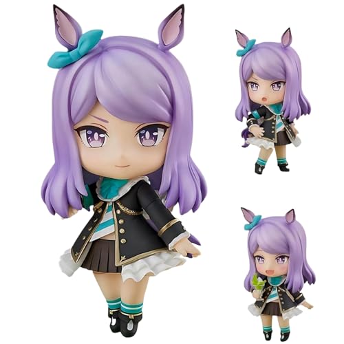 IQITOYS Mejiro McQueen / Goldschiff / Riceshower Figur, hübsches Derby, Anime-Figur, bewegliches Modell, Statue, Desktop-Dekoration, PVC-Material, Geschenk für Fans (Mejiro McQueen) von IQITOYS