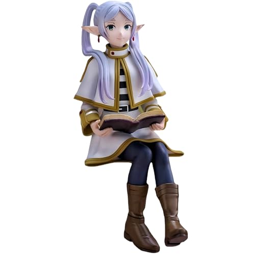 IQITOYS Niedliche Frieren Figur "Frieren: Beyond Journey's End", Anime-Figur, sitzende Haltung, Modell, Statue, Desktop-Dekoration, PVC-Material, Geschenke für Freunde und Fans, 12 cm von IQITOYS