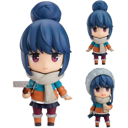 IQITOYS Shima Rin Figur, zwei Typen, 10/14 cm, Shima Rin, Anime-Figur, niedliches Zubehör, Modell, Statue, Desktop-Dekoration, PVC-Material, Geschenk für Fans (10 cm) von IQITOYS