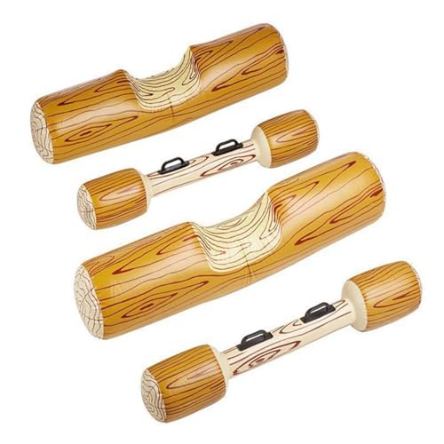 2 Stück Aufblasbare Schwimmreihe, Aufblasbares Spielzeug for Den Außenbereich, Aufblasbares Spielzeug for Schwimmen Auf Der Reihe, Wassersportspiele for Poolpartys, Schwimmspielzeug Aus Holzflößen von IRCKONCI