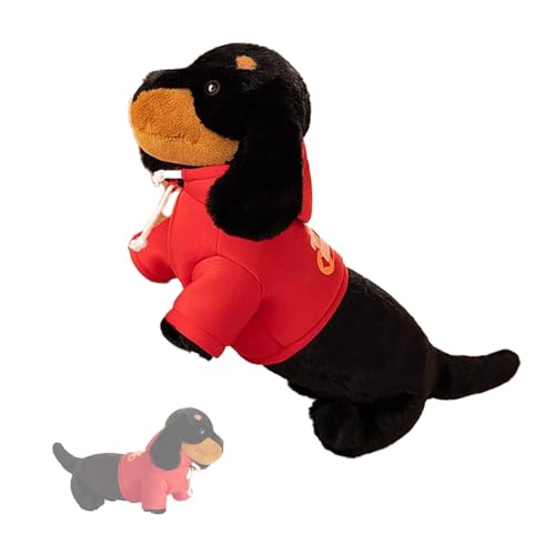 Hund PlüSchtier, Weich, Komfortabel Und Süß, Geeignet Zum Spielen, Heimdekoration, Realistische Wurstkissen FüR Hunde, üBerraschungsgeschenke von IRILXGAY