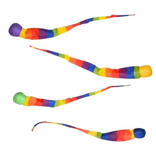 IRILXGAY Ball with Tail, Regenbogenkugel Mit Schwanz, Regenbogenschwanz Werfen Ball Und Fangen, Sinne Training, Fangen Schwanz Schaumstoff Ball, Tragbares Schwanzfang Spiel von IRILXGAY