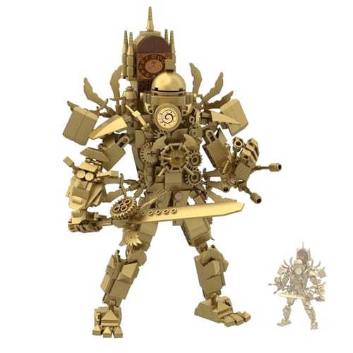 IRILXGAY Titan Clockman, Steinspielzeug, Gelenkflexibilität, Geringe Montageschwierigkeit, Kindersicheres Spielzeug, Eltern Kinder Interaktion, Spielzeug Entpacken IRILXGAY Titan Clockman, Steinspielzeug, Gelenkflexibilität, Geringe Montageschwierigkeit, Kindersicheres Spielzeug, Eltern Kinder Interaktion, Spielzeug Entpacken von IRILXGAY