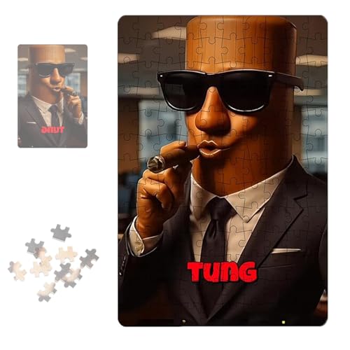 Tung Tung Tung Tung Sahur, Abstrakte Komische Papier-Puzzle, HolzschläGer, Haie Usw, FamilienspielnäChte, Kinderpuzzle-Spielzeug, TäGliche Geschenke Tung Tung Tung Tung Sahur, Abstrakte Komische Papier-Puzzle, HolzschläGer, Haie Usw, FamilienspielnäChte, Kinderpuzzle-Spielzeug, TäGliche Geschenke von IRILXGAY