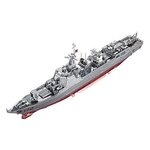 IRON STAR 3D-Metall-Puzzle 052D Guided Missile Destroyer C12211 DIY 3D Laser Cut Assemble Puzzle Spielzeug von IRON STAR
