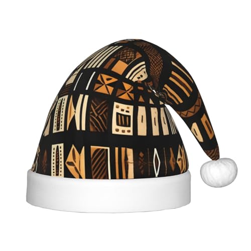 IRSHI Afrikanischer Schlammstoff, Tribal-Kindermütze, Weihnachtsmannmütze, Uni, Weihnachtsdruck für Kinder, perfekte Weihnachtsfeiertage für die Weihnachtszeit IRSHI Afrikanischer Schlammstoff, Tribal-Kindermütze, Weihnachtsmannmütze, Uni, Weihnachtsdruck für Kinder, perfekte Weihnachtsfeiertage für die Weihnachtszeit von IRSHI