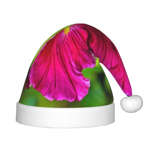 IRSHI Hibiskusblumen-Weihnachtsmütze für Kinder, lustige und festliche Partykleidung für Weihnachten, Neujahr und festliche Feiertagsfeiern von IRSHI