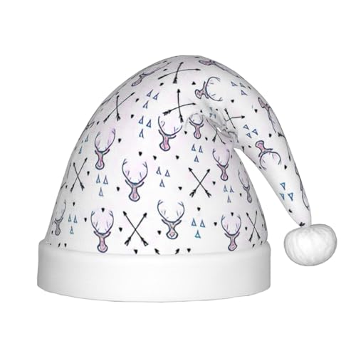 IRSHI Jagdpfeil-Dreiecke, Hirsch-Weihnachtsmannmütze, lustige und festliche Partykleidung für Weihnachten, Neujahr und festliche Feiertagsfeiern IRSHI Jagdpfeil-Dreiecke, Hirsch-Weihnachtsmannmütze, lustige und festliche Partykleidung für Weihnachten, Neujahr und festliche Feiertagsfeiern von IRSHI