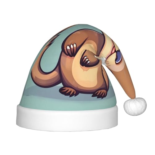 IRSHI Niedliche Otter-Kindermütze mit Cartoon-Motiv, Weihnachtsmannmütze, uni, für Kinder – perfekte Weihnachtsfeiertage für die Weihnachtszeit IRSHI Niedliche Otter-Kindermütze mit Cartoon-Motiv, Weihnachtsmannmütze, uni, für Kinder – perfekte Weihnachtsfeiertage für die Weihnachtszeit von IRSHI