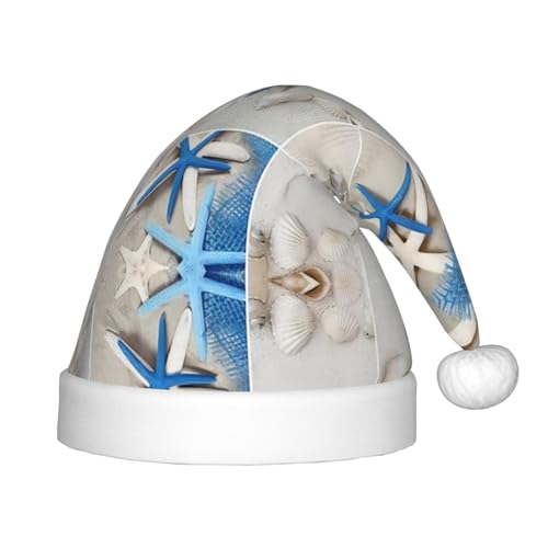 IRSHI Weihnachtsmannmütze für Kinder, Motiv: Seestern und Leuchtturm, Uni, Weihnachtsdruck für Kinder, perfekte Weihnachtsfeiertage für die Weihnachtszeit IRSHI Weihnachtsmannmütze für Kinder, Motiv: Seestern und Leuchtturm, Uni, Weihnachtsdruck für Kinder, perfekte Weihnachtsfeiertage für die Weihnachtszeit von IRSHI