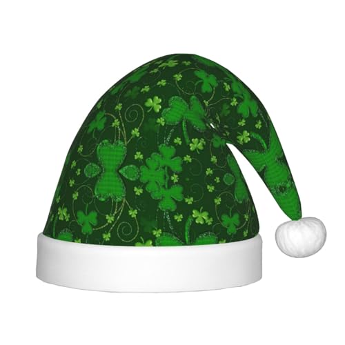 IRSHI Weihnachtsmütze für Kinder mit Glitzer-Motiv St. Patrick's Day, lustige und bequeme Weihnachtsmütze für Kinder, Party, Aufführung und Feiern IRSHI Weihnachtsmütze für Kinder mit Glitzer-Motiv St. Patrick's Day, lustige und bequeme Weihnachtsmütze für Kinder, Party, Aufführung und Feiern von IRSHI