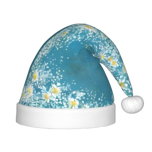 IRSHI Weihnachtsmütze mit Gänseblümchen-Motiv, für Kinder, lustige und festliche Partykleidung für Weihnachten, Neujahr und festliche Feiertagspartys IRSHI Weihnachtsmütze mit Gänseblümchen-Motiv, für Kinder, lustige und festliche Partykleidung für Weihnachten, Neujahr und festliche Feiertagspartys von IRSHI