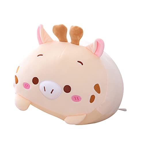 Giraffe Plüschtier Kissen, Flauschiges Niedliche Stofftier Kuscheltier Tier Puppe Plüsch Kissen Stofftierpuppe Cartoon Plüsch Spielzeug für Kinder Jungen Mädchen Valentine Geburtstag Geschenke,20CM Giraffe Plüschtier Kissen, Flauschiges Niedliche Stofftier Kuscheltier Tier Puppe Plüsch Kissen Stofftierpuppe Cartoon Plüsch Spielzeug für Kinder Jungen Mädchen Valentine Geburtstag Geschenke,20CM von ISAKEN