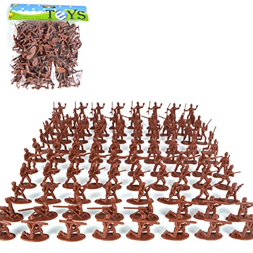 ISAKEN 100 Teiliges Soldaten Spielset, Mini Armee Kunststoff Kunststofffiguren für Kinder und Erwachsene, Militärmodell Soldaten Spielzeug, Armee Figuren Set ISAKEN 100 Teiliges Soldaten Spielset, Mini Armee Kunststoff Kunststofffiguren für Kinder und Erwachsene, Militärmodell Soldaten Spielzeug, Armee Figuren Set von ISAKEN