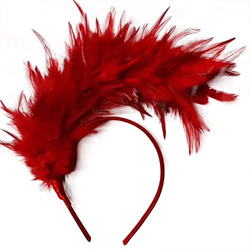 ISAKEN 20er Jahre Stirnband Feder Haarreif Haarband Cosplay Feder Haarband Karneval Party Kopfschmuck Regenbogen Feder Haarreif Kostüm für Ostertag Hochzeit Halloween Party ISAKEN 20er Jahre Stirnband Feder Haarreif Haarband Cosplay Feder Haarband Karneval Party Kopfschmuck Regenbogen Feder Haarreif Kostüm für Ostertag Hochzeit Halloween Party von ISAKEN