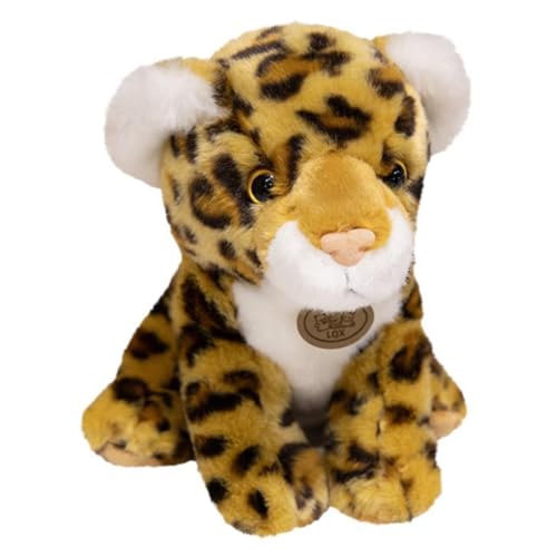 ISAKEN 25CM Leopard Kuscheltier Stofftier Plüschtier Kuscheltier, Plüschtiere Cartoon Leopard Flauschiges Stofftier, Leopard Plüschtier Realistische Leopard Kuscheltiere für Mädchen Jungen ISAKEN 25CM Leopard Kuscheltier Stofftier Plüschtier Kuscheltier, Plüschtiere Cartoon Leopard Flauschiges Stofftier, Leopard Plüschtier Realistische Leopard Kuscheltiere für Mädchen Jungen von ISAKEN