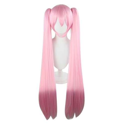 ISAKEN Anime Cosplay Perücke Lange Geflochtene Perücken Pferdeschwanz Hitzebeständige Cartoon Perücken Kostüm Haarperücken für Frauen Damen Halloween Karneval Kostüm Party von ISAKEN