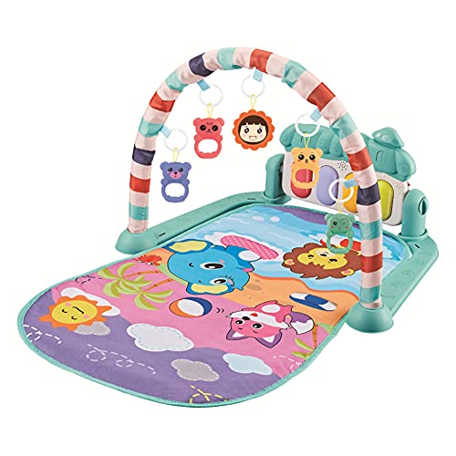 ISAKEN Baby Spielmatte mit Musik und Licht, Baby Spieldecke mit Fitness Krabbeldecke, Kick und Play Piano Gym Mat mit abnehmbaren Klavier Spielsachen für Neugeborene 0-12 Monate ISAKEN Baby Spielmatte mit Musik und Licht, Baby Spieldecke mit Fitness Krabbeldecke, Kick und Play Piano Gym Mat mit abnehmbaren Klavier Spielsachen für Neugeborene 0-12 Monate von ISAKEN