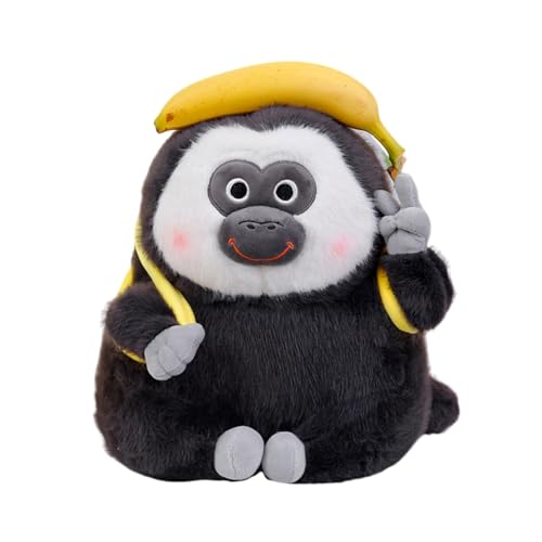 ISAKEN Banane AFFE Plüschpuppe, Bananenrucksack AFFE Tier Plüschtier Plüsch Weich Füllen Tiere Spielzeug AFFE Plüsch Spielzeug Heimdekoration ISAKEN Banane AFFE Plüschpuppe, Bananenrucksack AFFE Tier Plüschtier Plüsch Weich Füllen Tiere Spielzeug AFFE Plüsch Spielzeug Heimdekoration von ISAKEN