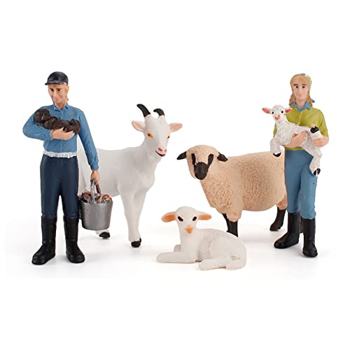 ISAKEN Bauernhof Tiere Spielzeug Tierfiguren Set für Kinder, Mini Bauernhof Tierfiguren, Kunststoff Tiere Spielzeug Tiere Modell Realistische Bauernhof Tiere Playset Miniatur Bauernhof Tier Spielzeug ISAKEN Bauernhof Tiere Spielzeug Tierfiguren Set für Kinder, Mini Bauernhof Tierfiguren, Kunststoff Tiere Spielzeug Tiere Modell Realistische Bauernhof Tiere Playset Miniatur Bauernhof Tier Spielzeug von ISAKEN