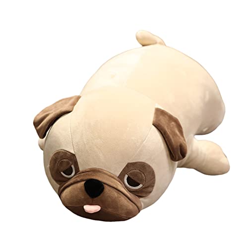 ISAKEN Bulldogge Plüschtier, 50CM Hund Stofftier Kawaii Bulldogge Kuscheltier Plüschkissen Spielzeug Puppe Umarmung Kissen zum Vorschüler Tier Kissen Schmusetier Geschenk für Kinder Mädchen Jungen ISAKEN Bulldogge Plüschtier, 50CM Hund Stofftier Kawaii Bulldogge Kuscheltier Plüschkissen Spielzeug Puppe Umarmung Kissen zum Vorschüler Tier Kissen Schmusetier Geschenk für Kinder Mädchen Jungen von ISAKEN