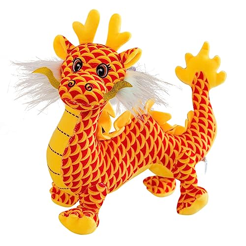 ISAKEN Chinesisches Drachenplüschtier, Kuscheltier Drache Plüschtier Stofftier Kissen Spielzeug Kuscheltiere Actionfigur Kuscheltier-Plüschpuppe Flauschiges Kuschelkissen, Wohnzimmer-Wohndekoration ISAKEN Chinesisches Drachenplüschtier, Kuscheltier Drache Plüschtier Stofftier Kissen Spielzeug Kuscheltiere Actionfigur Kuscheltier-Plüschpuppe Flauschiges Kuschelkissen, Wohnzimmer-Wohndekoration von ISAKEN