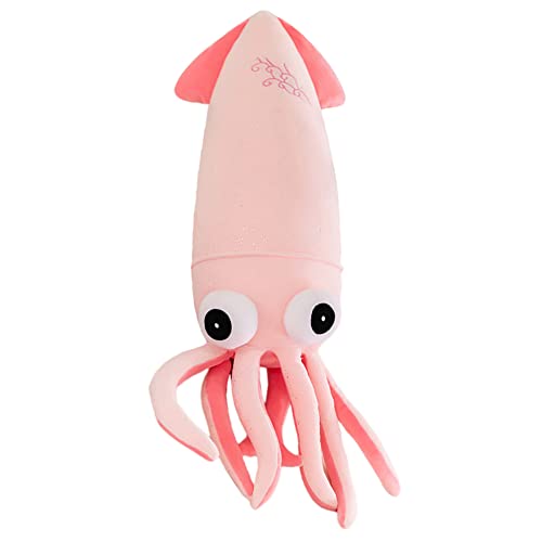 ISAKEN Kuscheltier Octopus Plüschtier Niedliches Tintenfisch Plüsch Puppe Spielzeug Große Geformt Cuddly Stofftier Baby Schlafen Beschwichtigen Sie Puppe Plüsch Kissen für Kinder Jungen Mädchen von ISAKEN