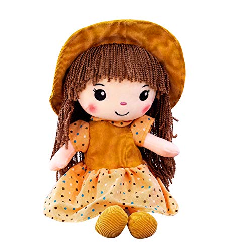 ISAKEN Niedliche Kuschelpuppe Plüschpuppe, Weiche Stoffpuppe Baby Puppe Doll mit Kleidung, Mädchen Plüschtier Gefüllte Puppen Anziehpuppe Plüsch Spielzeug Geburtstagsgeschenk für Kinder, 40CM ISAKEN Niedliche Kuschelpuppe Plüschpuppe, Weiche Stoffpuppe Baby Puppe Doll mit Kleidung, Mädchen Plüschtier Gefüllte Puppen Anziehpuppe Plüsch Spielzeug Geburtstagsgeschenk für Kinder, 40CM von ISAKEN