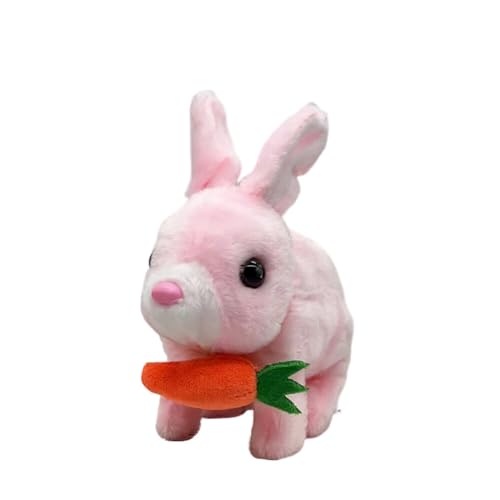 ISAKEN Osterhasen Kuscheltiere Interaktives Kaninchen Spielzeug, Elektronisches Plüsch Hase Spielzeug mit Geräuschen Bewegungen, Ostern Geschenke Plüschhasenspielzeug für Kinder Jungen Mädchen ISAKEN Osterhasen Kuscheltiere Interaktives Kaninchen Spielzeug, Elektronisches Plüsch Hase Spielzeug mit Geräuschen Bewegungen, Ostern Geschenke Plüschhasenspielzeug für Kinder Jungen Mädchen von ISAKEN