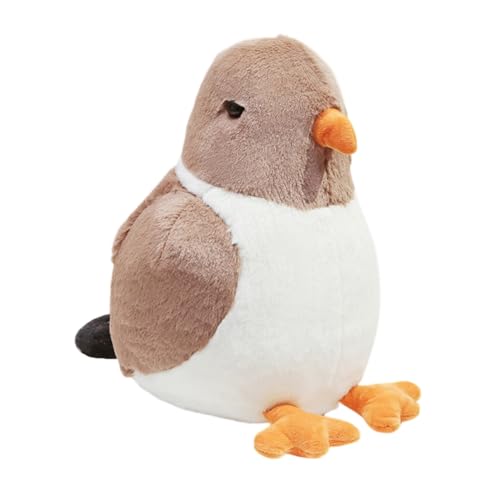 ISAKEN Taube Plüschpuppe, Simulierter Taube Plüschtiere PP Baumwolle Rückenlehne Kissen Soft Toy Tiere Kuscheltier Flauschiges Stofftier Spielzeug für Mädchen Jungen Babys von ISAKEN