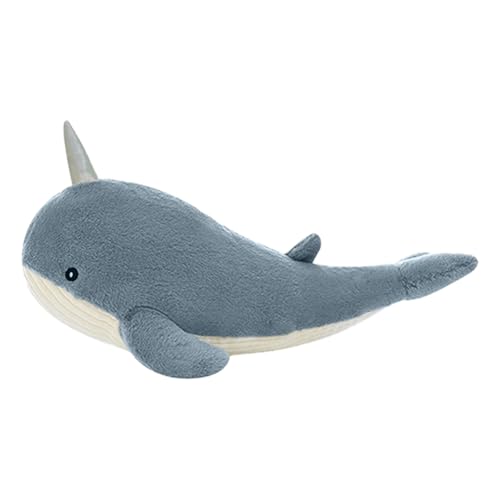 ISAKEN Wal Plüschtier Riesen Kuscheltier Walfisch Plüsch Kissen für Kinder, Umarmungskissen Niedlicher Wal, Super Weiche Plüsch Gefüllte Geburtstagsgeschenk für Kinder Baby Mädchen Jungen ISAKEN Wal Plüschtier Riesen Kuscheltier Walfisch Plüsch Kissen für Kinder, Umarmungskissen Niedlicher Wal, Super Weiche Plüsch Gefüllte Geburtstagsgeschenk für Kinder Baby Mädchen Jungen von ISAKEN