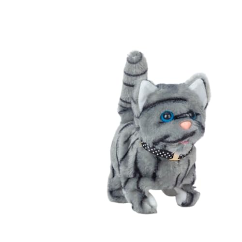 ISKAEN Kinder Interaktives Spielzeug Katze der Läuft Und Bellt, Realistische Elektronisches Interaktive Begleiter Haustier Katze Plüschtier Katzenspielzeug für 2-6 Jahre Jungen & Mädchen ISKAEN Kinder Interaktives Spielzeug Katze der Läuft Und Bellt, Realistische Elektronisches Interaktive Begleiter Haustier Katze Plüschtier Katzenspielzeug für 2-6 Jahre Jungen & Mädchen von ISAKEN
