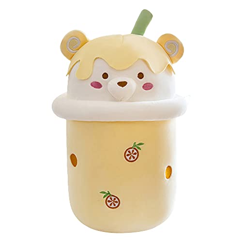 Kleiner Bär Bubble Tea Plüschtier, Boba Kuscheltier Plüschpuppen Umarmungs Kissen Milchtee Softpuppe Teetasse Kissen Kinderspielzeug Cartoon Gefüllte Plüsch Spielzeug Geschenk für Mädchen Kinder, 40CM Kleiner Bär Bubble Tea Plüschtier, Boba Kuscheltier Plüschpuppen Umarmungs Kissen Milchtee Softpuppe Teetasse Kissen Kinderspielzeug Cartoon Gefüllte Plüsch Spielzeug Geschenk für Mädchen Kinder, 40CM von ISAKEN