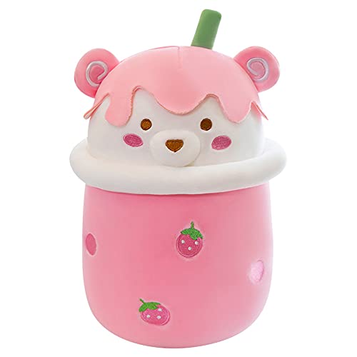 Kleiner Bär Bubble Tea Plüschtier, Boba Kuscheltier Plüschpuppen Umarmungs Kissen Milchtee Softpuppe Teetasse Kissen Kinderspielzeug Cartoon Gefüllte Plüsch Spielzeug Geschenk für Mädchen Kinder, 40CM Kleiner Bär Bubble Tea Plüschtier, Boba Kuscheltier Plüschpuppen Umarmungs Kissen Milchtee Softpuppe Teetasse Kissen Kinderspielzeug Cartoon Gefüllte Plüsch Spielzeug Geschenk für Mädchen Kinder, 40CM von ISAKEN