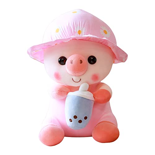 Milchtee Schwein Plüschtier Stofftier Schweinchen Kuscheltier Plüsch Schwein Spielzeug, Süße Softpuppe Tier Puppe Kissen Kinderspielzeug Geburtstag Neujahr Geschenke für Kinder Jungen Mädchen,23cm Milchtee Schwein Plüschtier Stofftier Schweinchen Kuscheltier Plüsch Schwein Spielzeug, Süße Softpuppe Tier Puppe Kissen Kinderspielzeug Geburtstag Neujahr Geschenke für Kinder Jungen Mädchen,23cm von ISAKEN