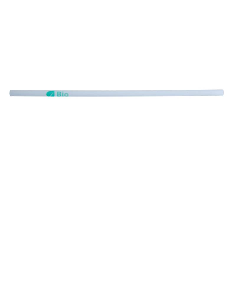 150 PLA Trinkhalme Weiß 21 cm aus Maisstärke 150 PLA Trinkhalme Weiß 21 cm aus Maisstärke von ISAP FRANCE