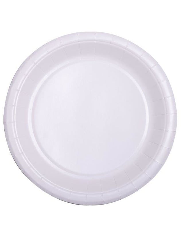 50 Pappteller Weiß Klein aus Karton, 18 cm 50 Pappteller Weiß Klein aus Karton, 18 cm von ISAP FRANCE