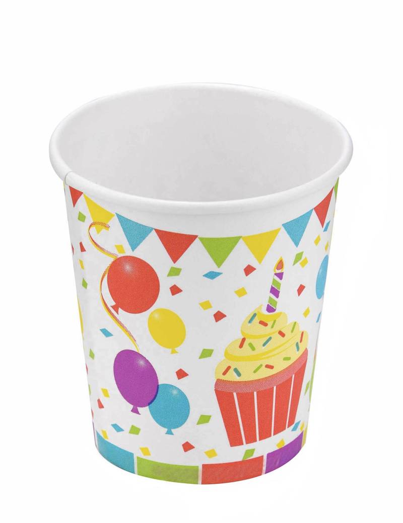 6 Pappbecher Überraschung 25cl Ballons 6 Pappbecher Überraschung 25cl Ballons von ISAP FRANCE