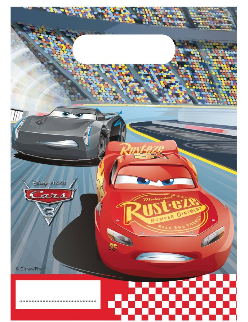 Cars 3-Geschenkbeutel 6 Stück Cars 3-Geschenkbeutel 6 Stück von ISAP FRANCE