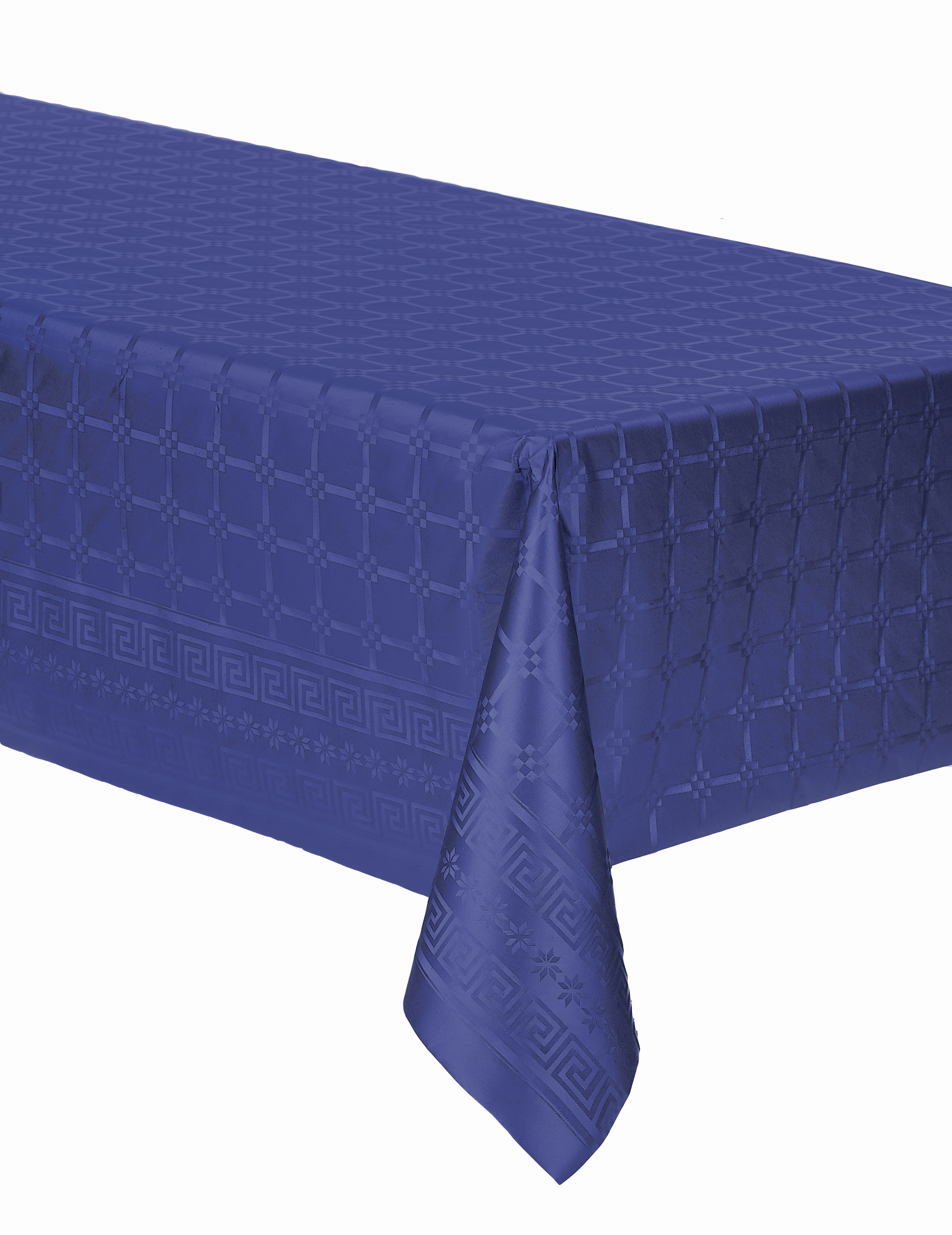 Marineblaue Tischtuchrolle Damastmuster 6m Marineblaue Tischtuchrolle Damastmuster 6m von ISAP FRANCE