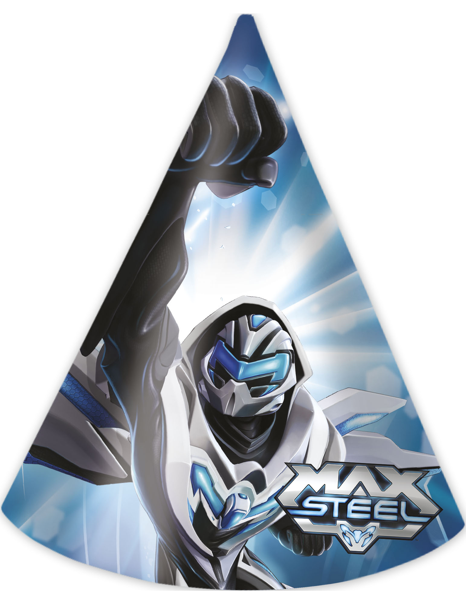 Max Steel Partyhüte 6 Stück Lizenzware Max Steel Partyhüte 6 Stück Lizenzware von ISAP FRANCE