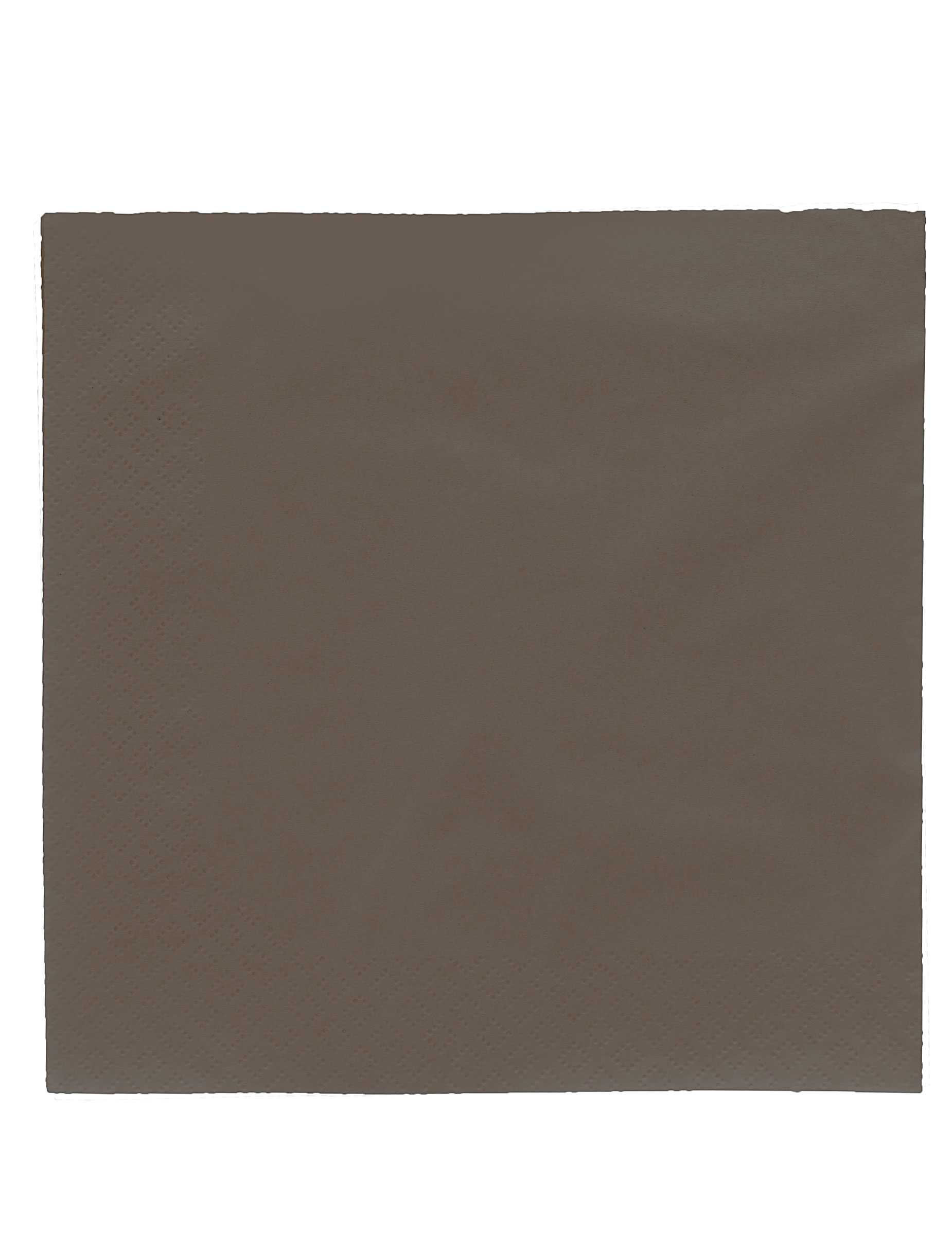 Papierservietten Party-Zubehör 50 Stück braun 38x38cm Papierservietten Party-Zubehör 50 Stück braun 38x38cm von ISAP FRANCE