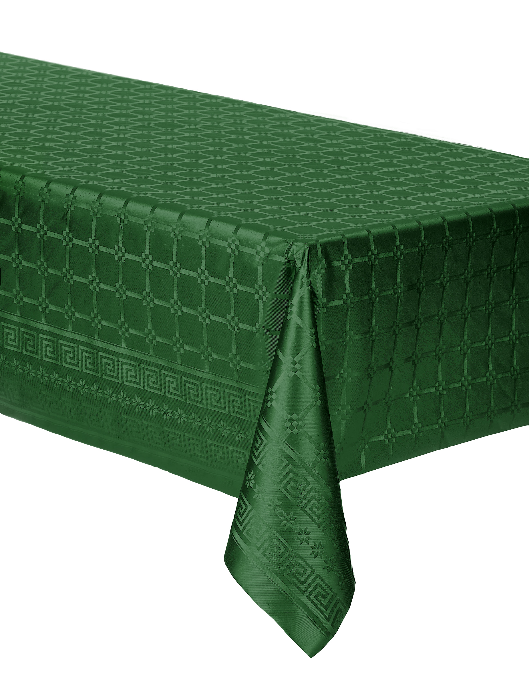 Tischdecke aus Rollen Damastpapier dunkelgrün 6 m Tischdecke aus Rollen Damastpapier dunkelgrün 6 m von ISAP FRANCE