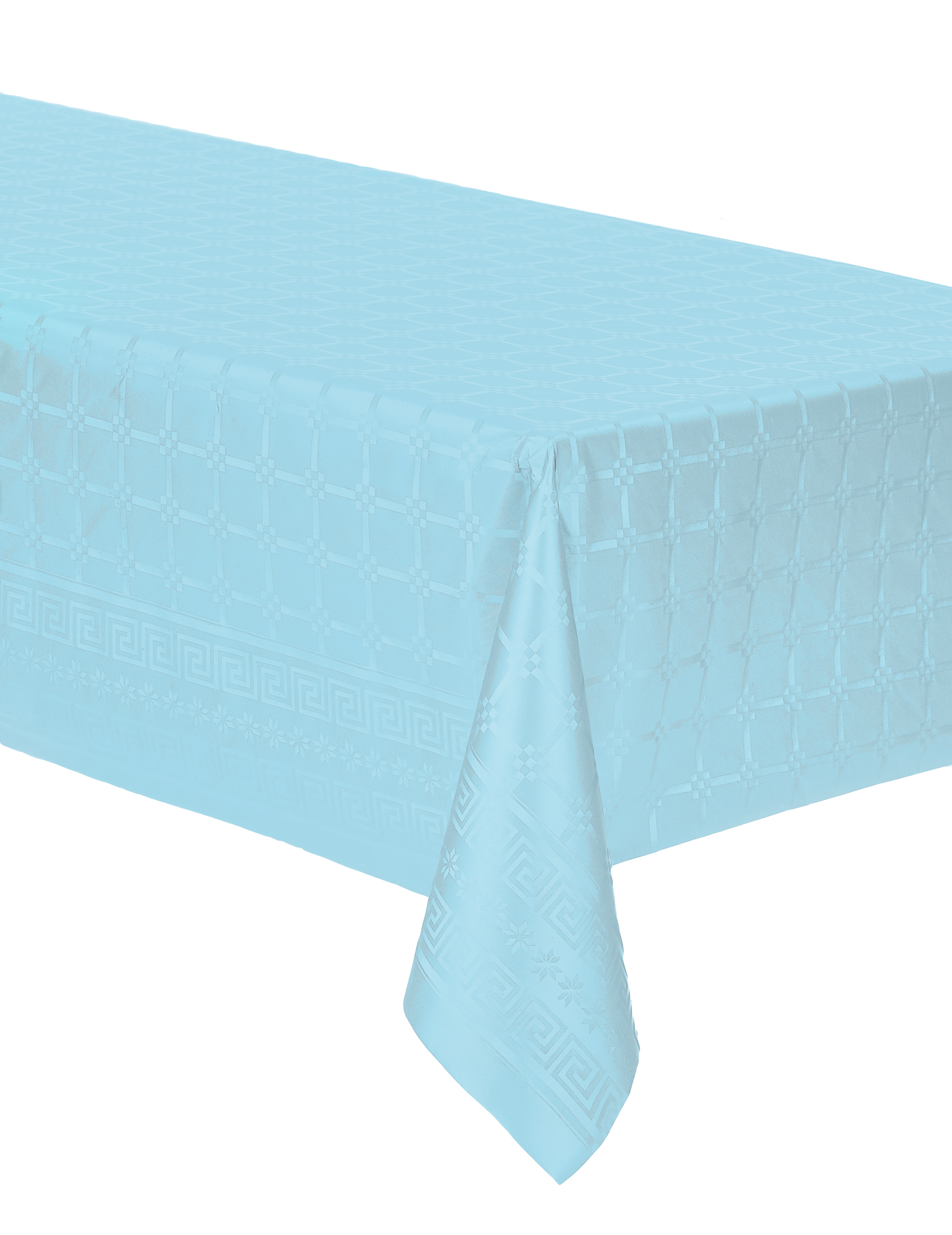 Tischtuchrolle Pastellblau Damastmuster 6m Tischtuchrolle Pastellblau Damastmuster 6m von ISAP FRANCE