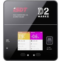 ISDT D-2 MARK2 Modellbau-Multifunktionsladegerät 12 A LiPo, LiIon, LiFePO, LiHV, NiMH, NiCd, Blei von ISDT