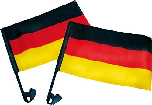 O Deutschland-Fahnen zum Anstecken auf Autofenster ISH 90092026 von ISH
