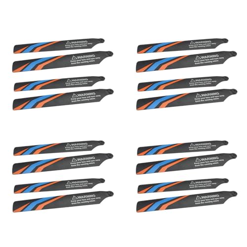 ISKDJBJG 16-Teilige Haupt Blatt Propeller für XK K127 RC Hubschrauber Flugzeug Drohnen Teil ZubehöR von ISKDJBJG