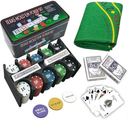ISO TRADE Texas Holdem Poker Set 200 Chips Black Jack Kartenspiel Pokerkartenspiel 600 ISO TRADE Texas Holdem Poker Set 200 Chips Black Jack Kartenspiel Pokerkartenspiel 600 von ISO TRADE