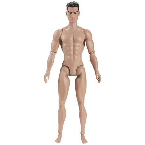 ISOYTERO 1/6 Skala Actionfigur Multi -Gelenk -Fähigkeit männlicher Muskelaktion Figure Körper mit Kopf für Displaypuppensammlung Beige Beige ISOYTERO 1/6 Skala Actionfigur Multi -Gelenk -Fähigkeit männlicher Muskelaktion Figure Körper mit Kopf für Displaypuppensammlung Beige Beige von ISOYTERO